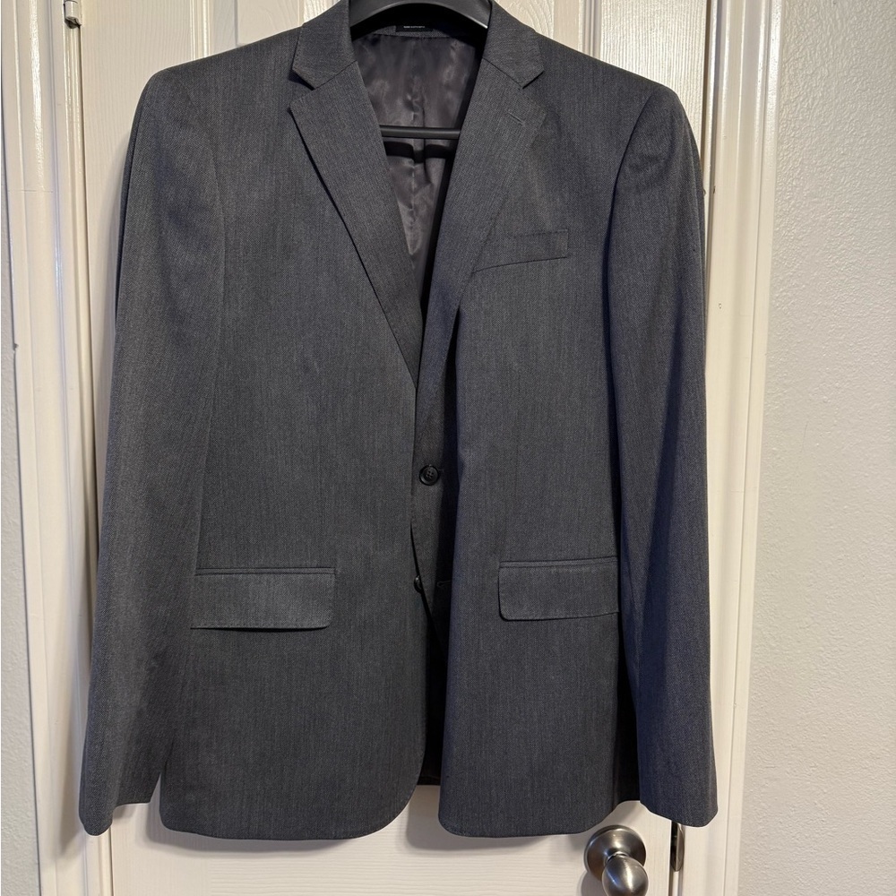 JF Ferrar men’s slim fit dark gray suit size 36x30